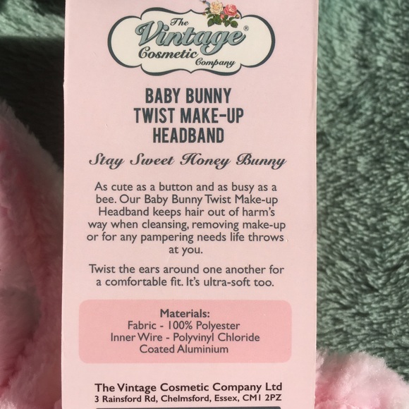 Twistable Plush Skincare Headband - Picture 2 of 2